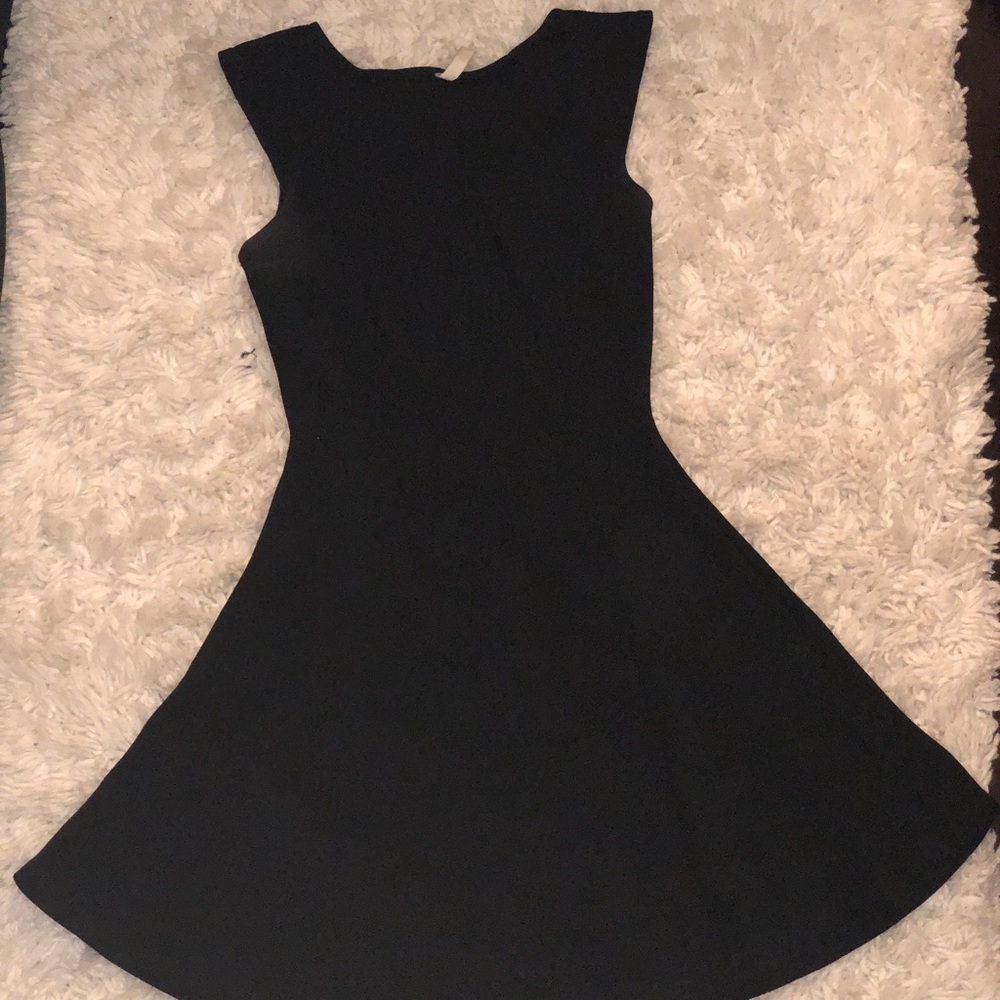 LBD simple black tea dress